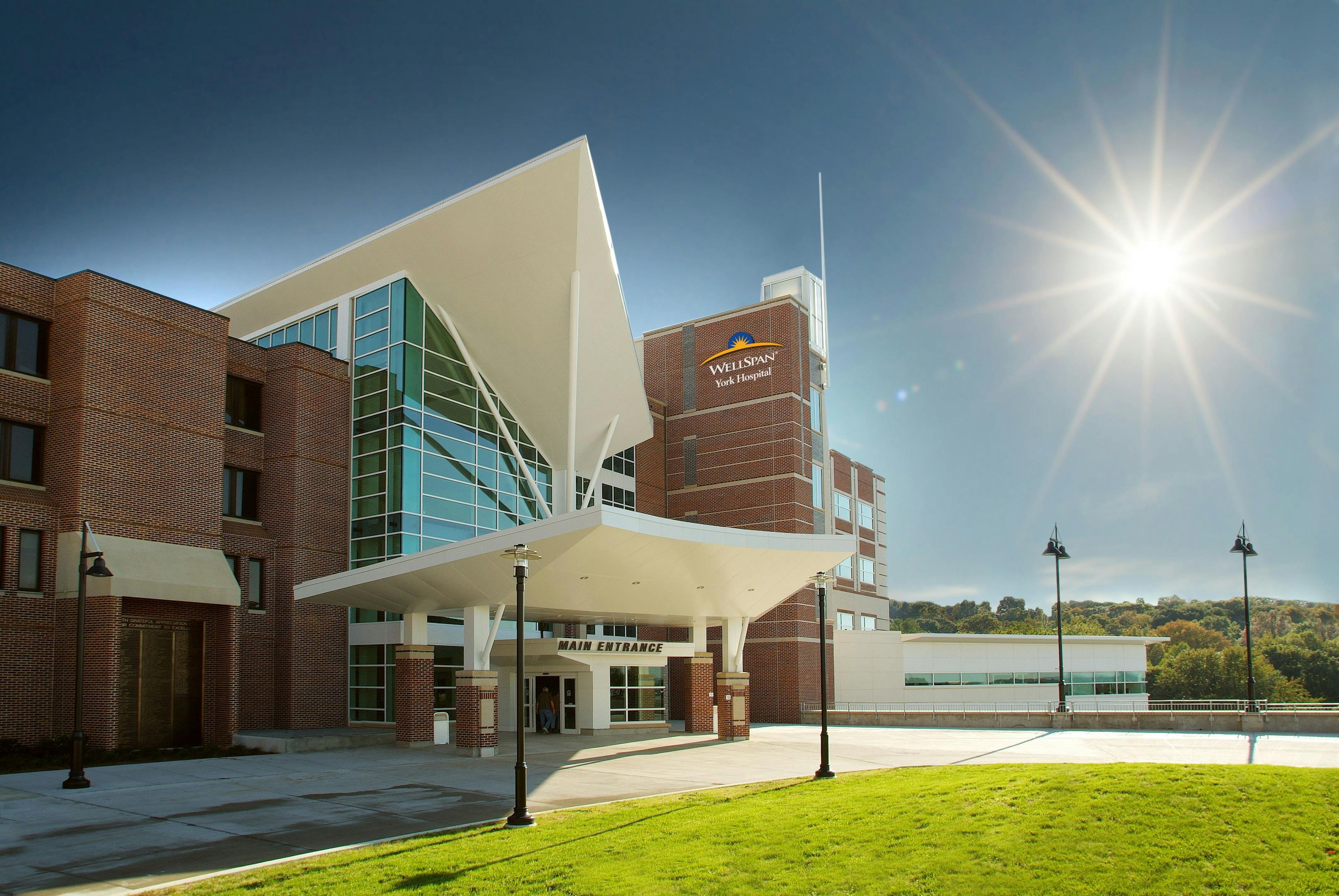 WellSpan Health operates several hospitals in central Pennsylvania, including its flagship facility, WellSpan York Hospital. (Photo provided by WellSpan Health).