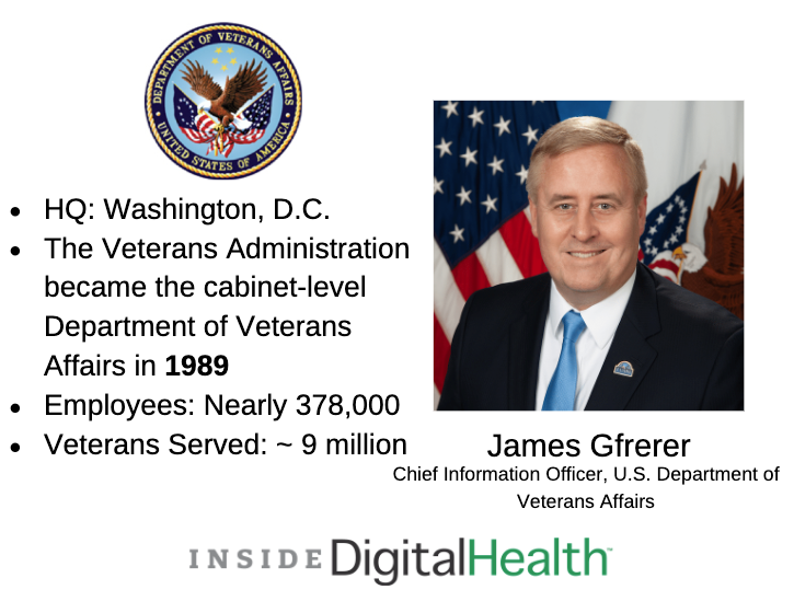 James Gfrerer, Veterans Affairs
