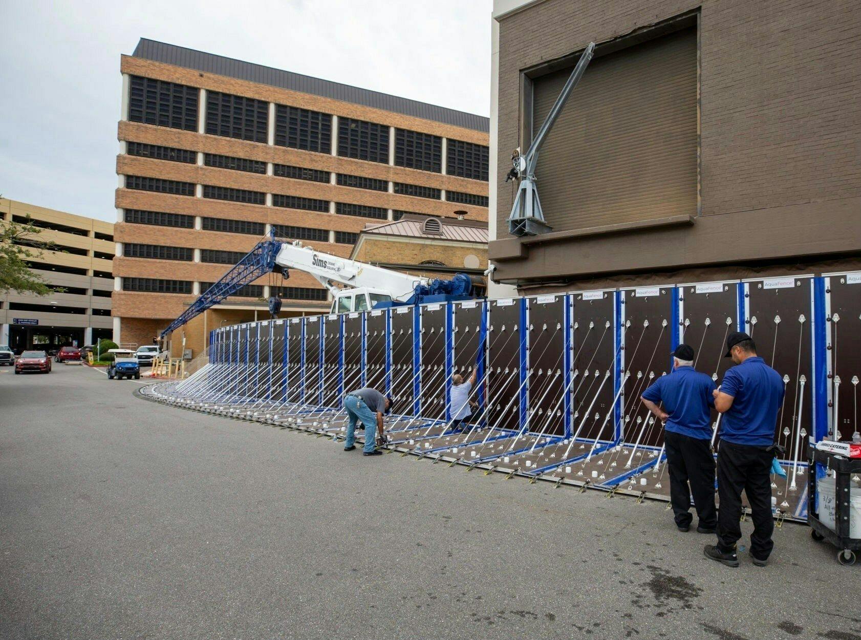 In addition to the AquaFence, Tampa General Hospital has detailed plans for delivery of fuel and other key supplies in a hurricane. (Photo: Tampa General Hospital)