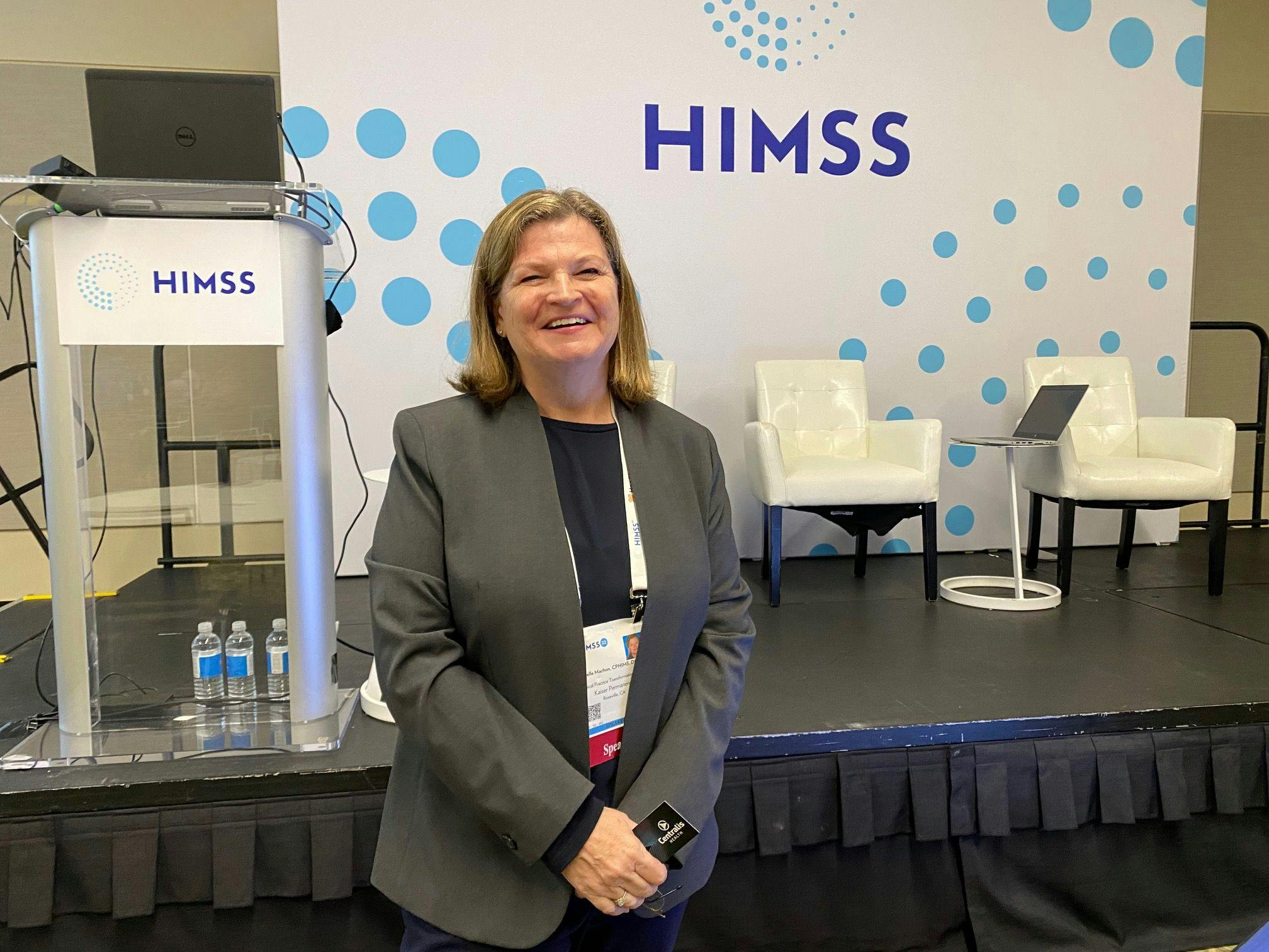 Michelle Machon, director of clinical education, practice and informatics at Kaiser Permanente, spoke about lessons from the pandemic at the HIMSS 2022 Conference.