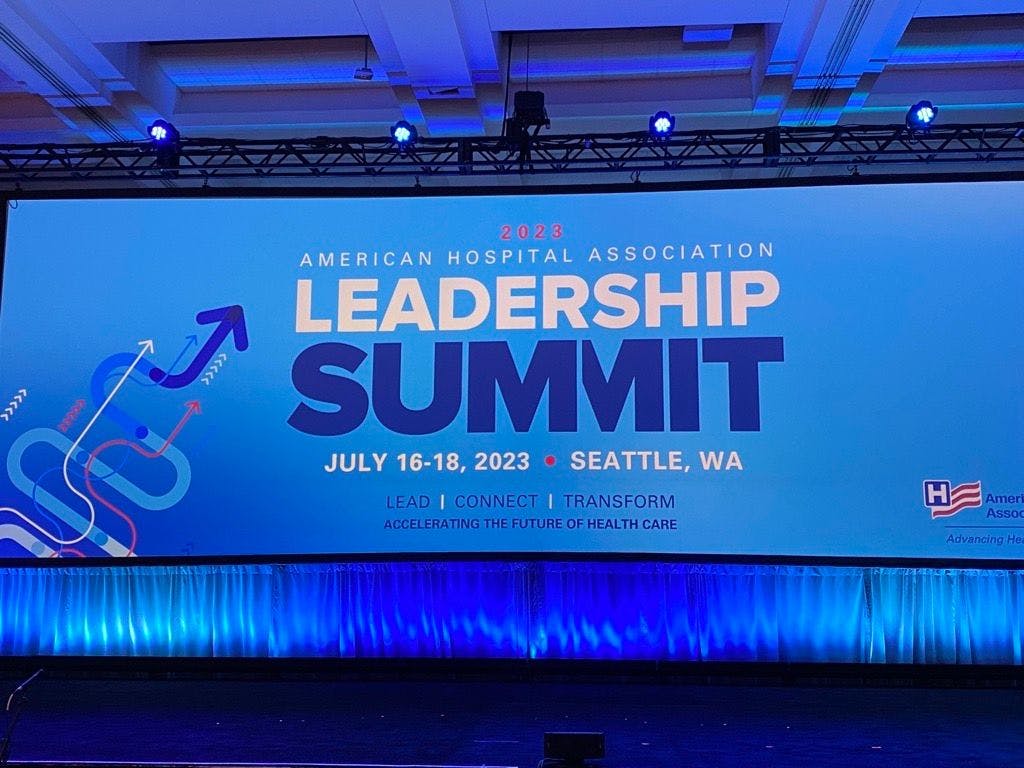 Healthcare executives gathered in Seattle for the American Hospital Association Leadership Summit. (Photo: Ron Southwick)